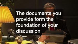 lawyer reading a legal document